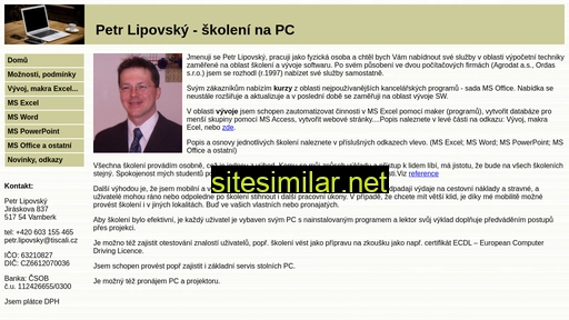 lipovsky.cz alternative sites