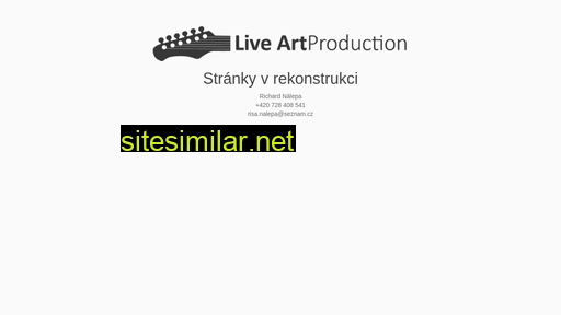 liveartproduction.cz alternative sites