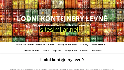 Lodni-kontejnery-levne similar sites