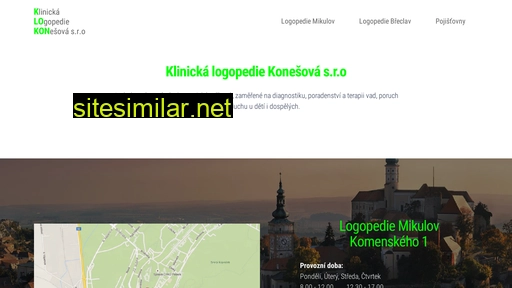 logopedie-konesova.cz alternative sites