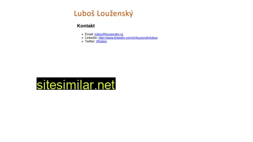 Louzensky similar sites