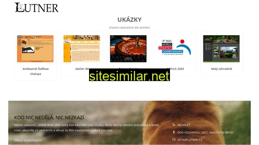 lutner.cz alternative sites