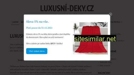 luxusni-deky.cz alternative sites