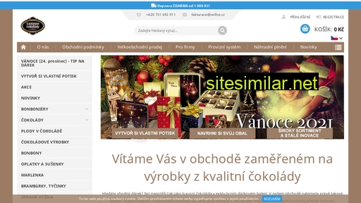 luxusnicokolady.cz alternative sites