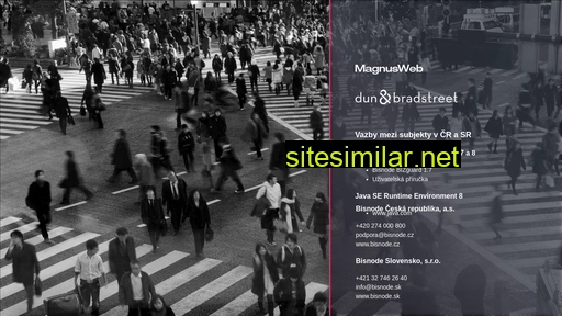 magnusweb.bisnode.cz alternative sites