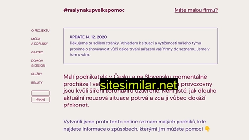 malynakupvelkapomoc.cz alternative sites