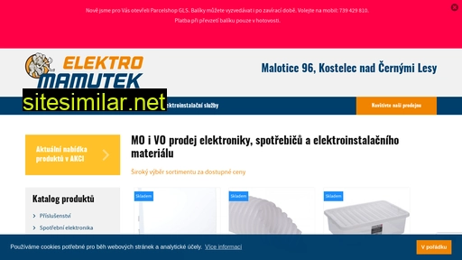 mamutek.cz alternative sites