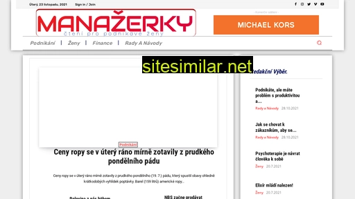 manazerky.cz alternative sites
