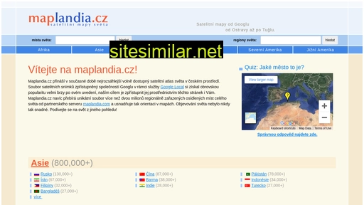maplandia.cz alternative sites