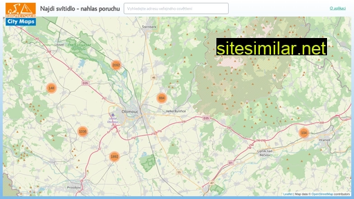 mapy-verejne-osvetleni.cz alternative sites