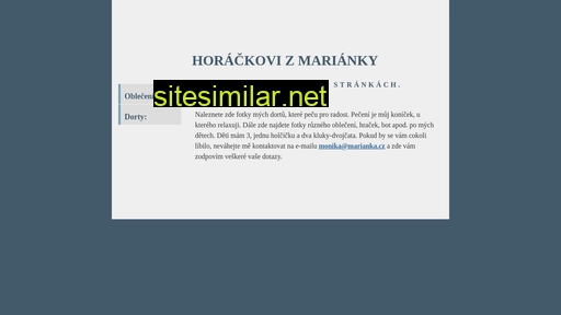 marianka.cz alternative sites