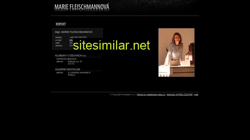 mariefleischmannova.cz alternative sites