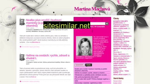 martinamachova.cz alternative sites