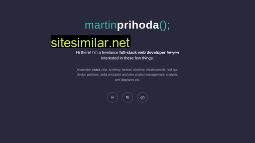 martinprihoda.cz alternative sites