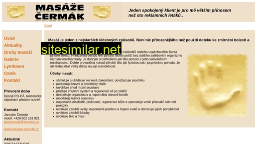 masaze-cermak.cz alternative sites