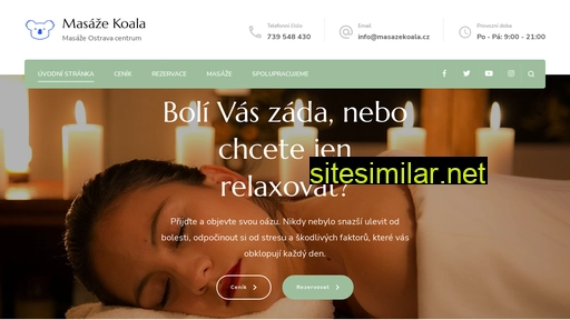 masazekoala.cz alternative sites