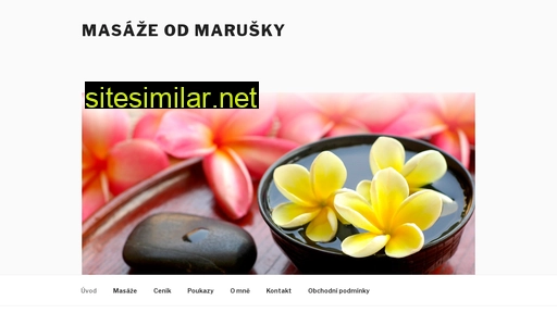 masazeodmarusky.cz alternative sites