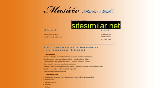 masazetisnov.cz alternative sites