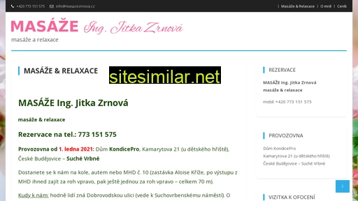 masazezrnova.cz alternative sites