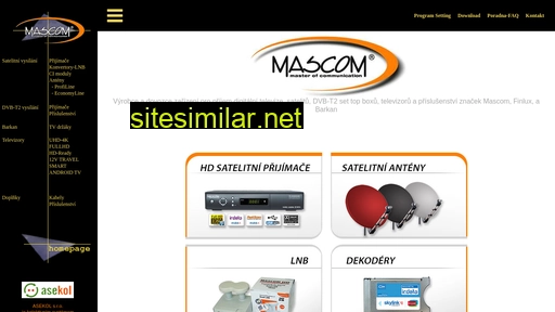 mascom.cz alternative sites