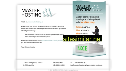 Master-hosting similar sites