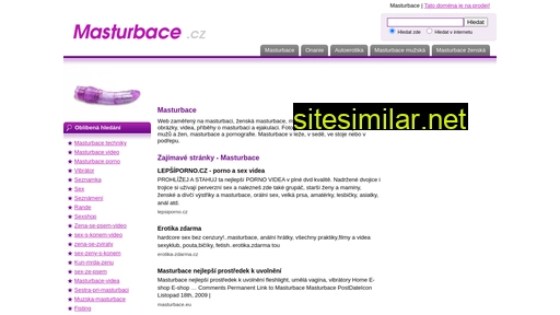 masturbace.cz alternative sites