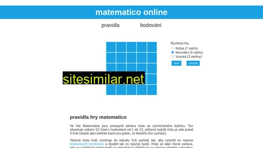 matematico.cz alternative sites