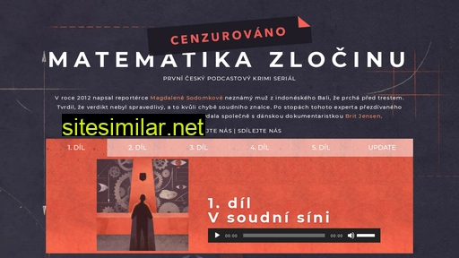 matematikazlocinu.cz alternative sites