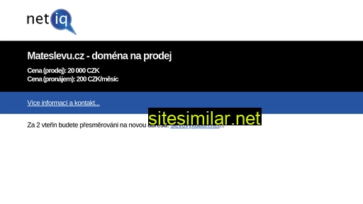 mateslevu.cz alternative sites