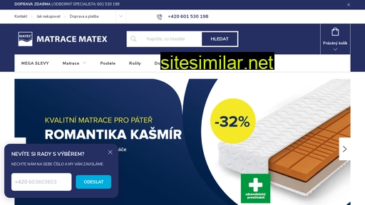 Matrace-matex similar sites
