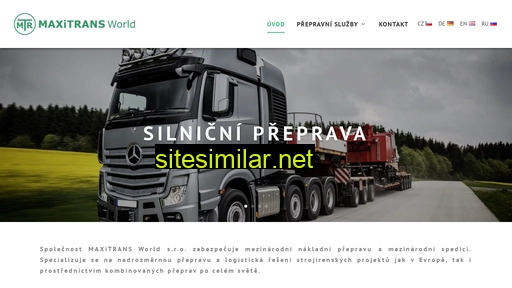 maxitransworld.cz alternative sites