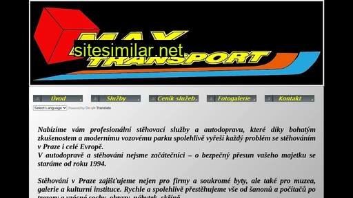 maxtransport.cz alternative sites