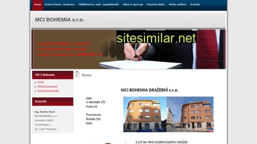 mcibohemia.cz alternative sites