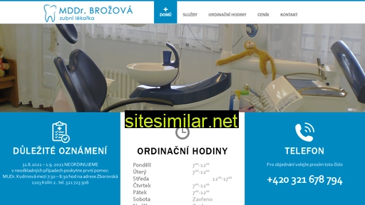 mddrbrozova.cz alternative sites