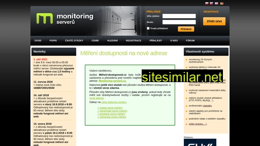 Monitoring-serveru similar sites