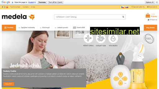medela.cz alternative sites