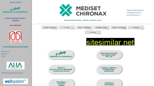 mediset-chironax.cz alternative sites