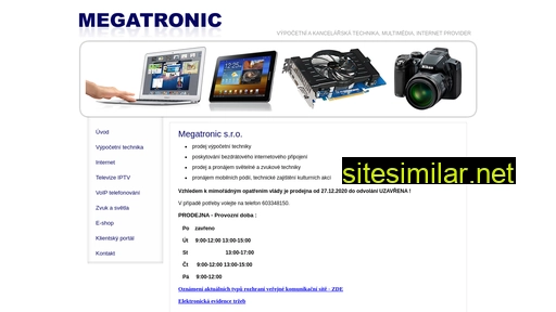 megatronic.cz alternative sites