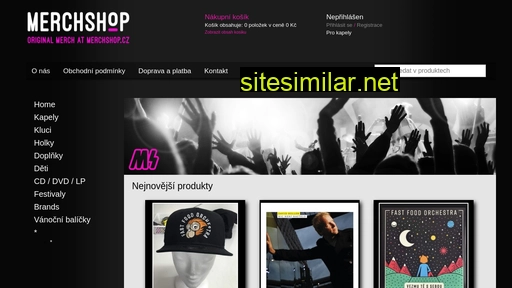 merchshop.cz alternative sites