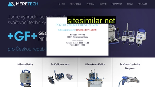 meretech.cz alternative sites