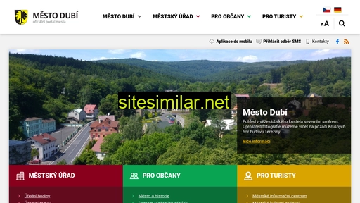 mesto-dubi.cz alternative sites