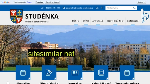 mesto-studenka.cz alternative sites
