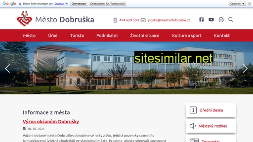 mestodobruska.cz alternative sites