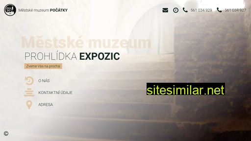 mestskemuzeumpocatky.cz alternative sites
