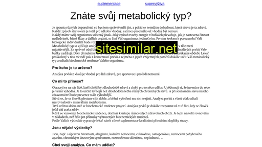 metabolismus.cz alternative sites