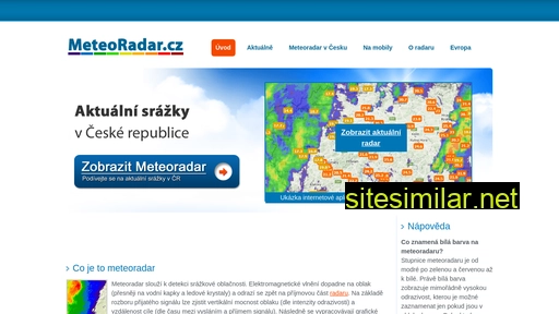 meteoradar.cz alternative sites