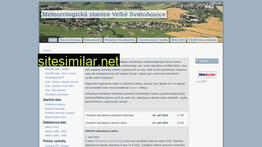 meteosvatonovice.cz alternative sites