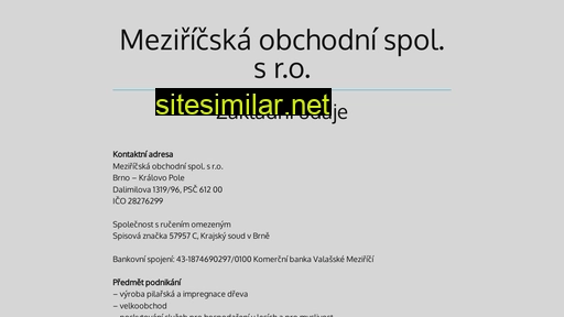 mezobchod.cz alternative sites