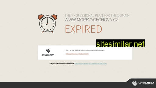 Mgrevacechova similar sites