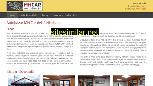 mhcar.cz alternative sites